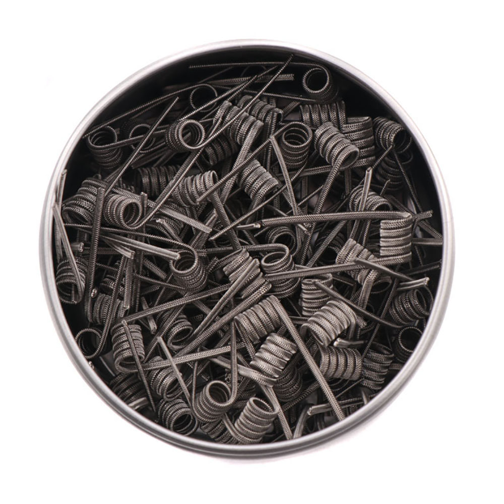 Clapton Wire Pre Built - NOUVEAU XFKM 100 pièces/boîte NI80/A1/SS316L Alien