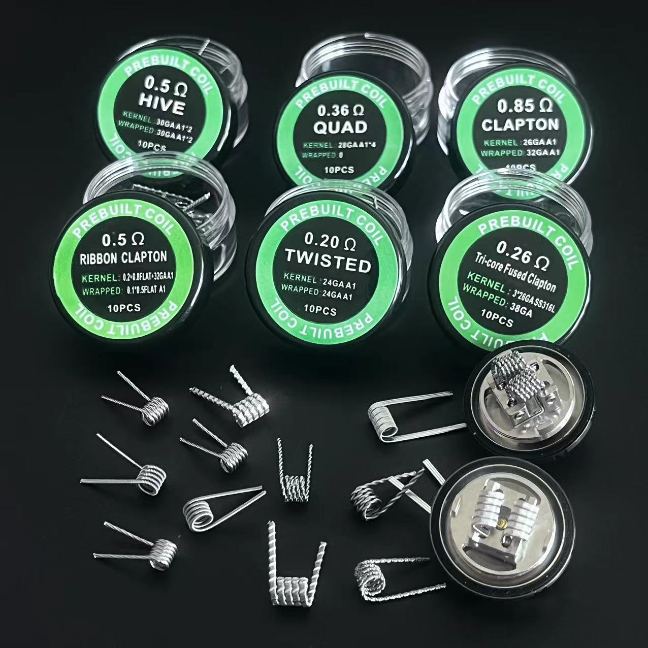 Clapton Wire Pre Built - Bobine Clapton fondue DL RDL A1/SS316L