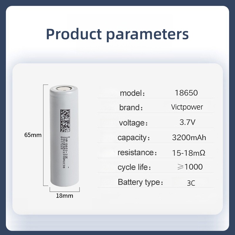Vape Battery 18650 - Victpower 10-Pack 3500mAh 18650 Li-ion batterie