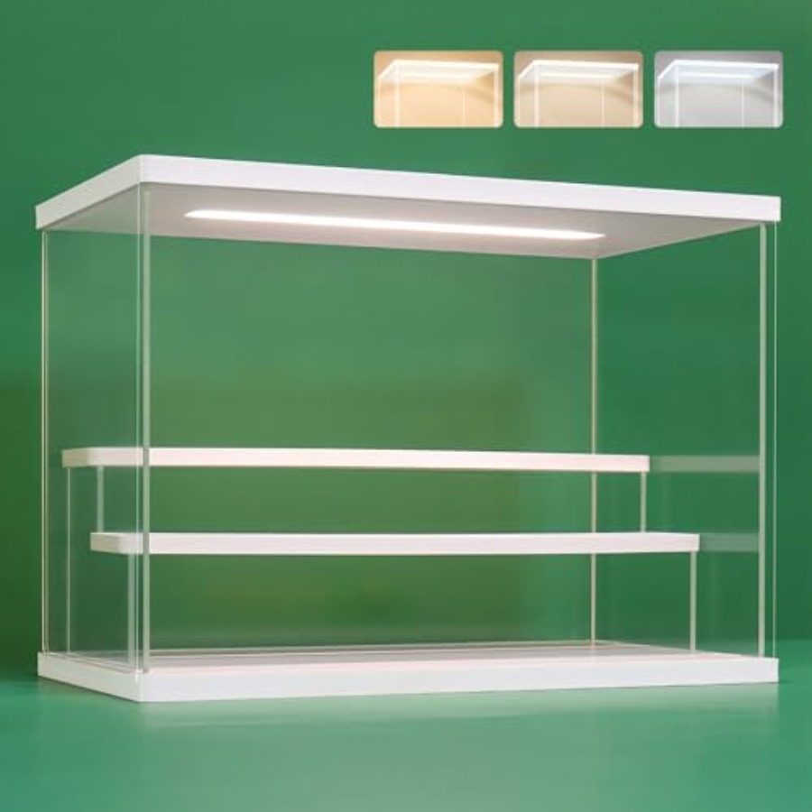 Battery Case Storage - Vitrine d'exposition en acrylique transparent avec