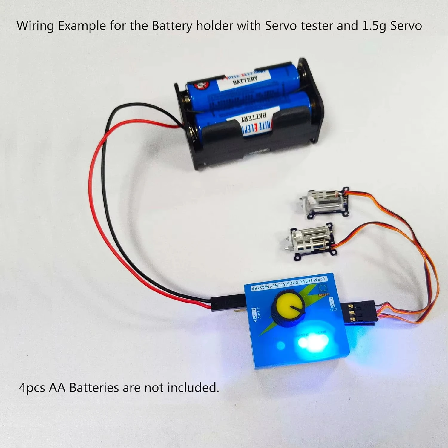Servo testeur 3CH numérique ES - Battery Case Storage avis et prix