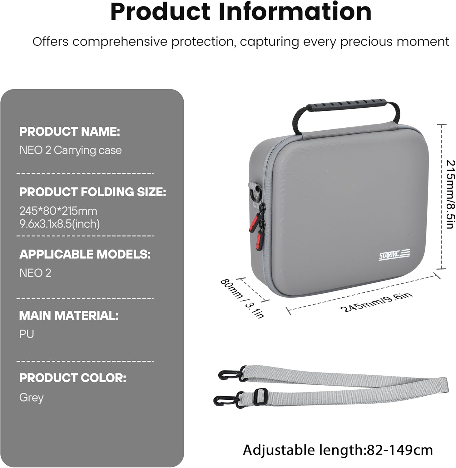STARTRC Neo 2 sac à bandoulièr - Battery Case Storage avis et prix