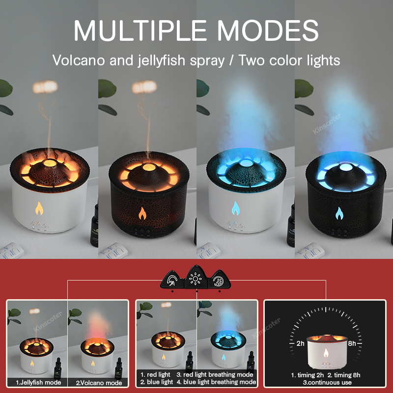 KINSCOTER volcan flamme diffus - Vape Ring avis et prix