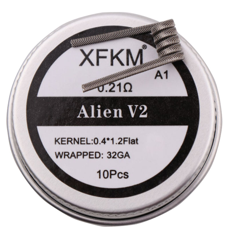 Nouveau XFKM NI80/A1/SS316L 10 - Clapton Wire Pre Built avis et prix